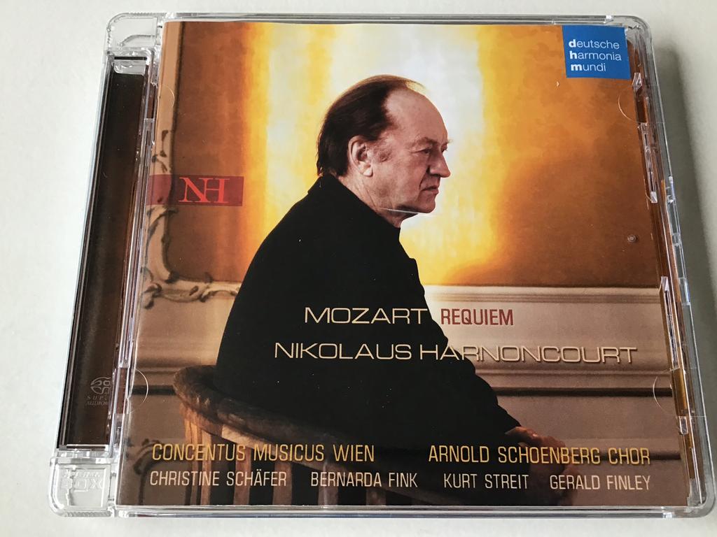 Mozart Requiem Harnoncourt SACD, Ophalen of Verzenden, Classicisme, Zo goed als nieuw, Orkest of Ballet
