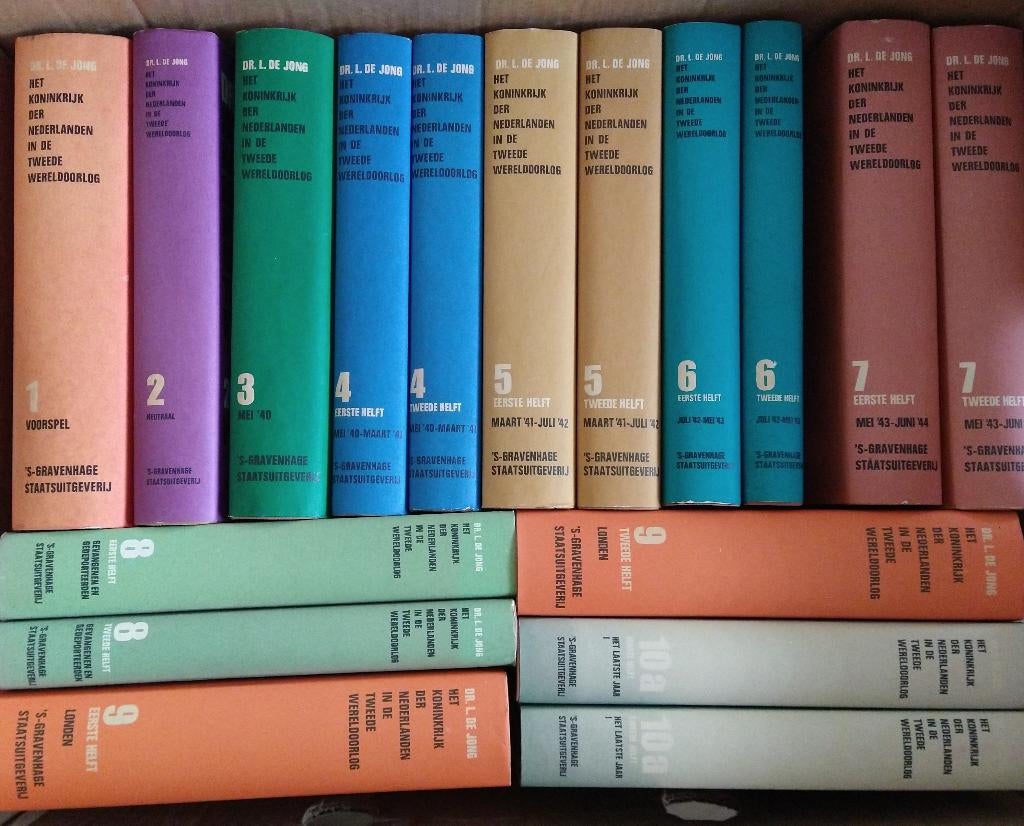 Jong, Dr. L. de Het koninkrijk der Nederlanden in WO2, Boeken, Oorlog en Militair, Ophalen, Tweede Wereldoorlog, Gelezen, Algemeen