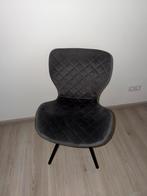 4x grijze eetstoelen, Ophalen, Gebruikt, Grijs, Vier