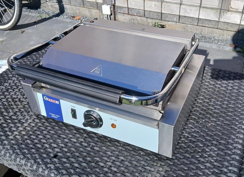 Hendi Contact Grill 263662 - Professioneel & Nette Staat, Ophalen