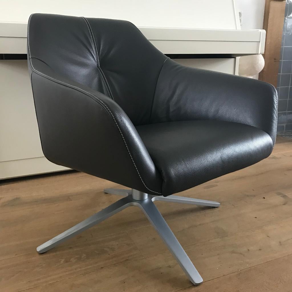 IZGS De Sede Desede DS 278 DS-278 stoel fauteuil grijs leer, Ophalen of Verzenden, Zo goed als nieuw, Nvt, Nvt