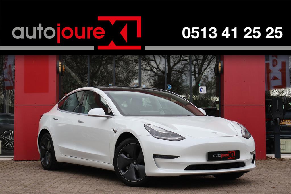 Tesla Model 3 Long Range AWD 75 kWh | Incl. BTW | Panoramada, Auto's, 462 pk, Stoelverwarming, Wit, 84 €/maand