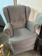 Grijze fauteuil, Huis en Inrichting, Fauteuils, Ophalen, Gebruikt, Stof, 75 tot 100 cm