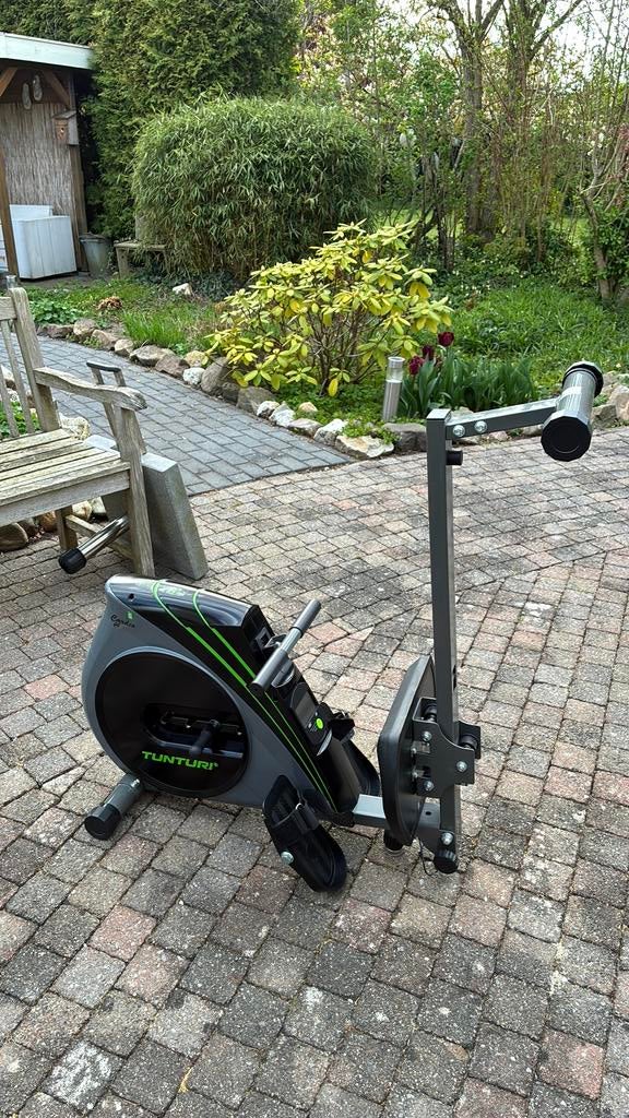 Roeiapparaat van Tunturi, Ophalen, Benen, Aluminium, Zo goed als nieuw