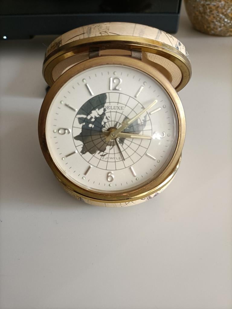 Vintage reiswekker, Huis en Inrichting, Woonaccessoires | Klokken, Ophalen of Verzenden