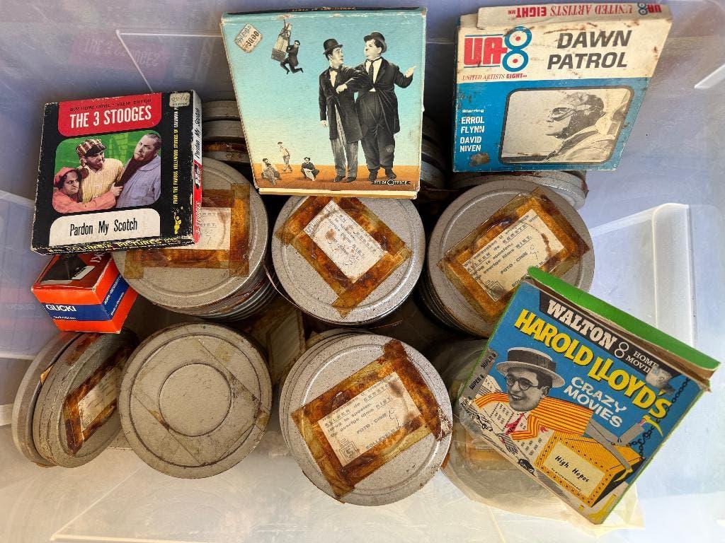 8mm film, Ophalen, 8mm film