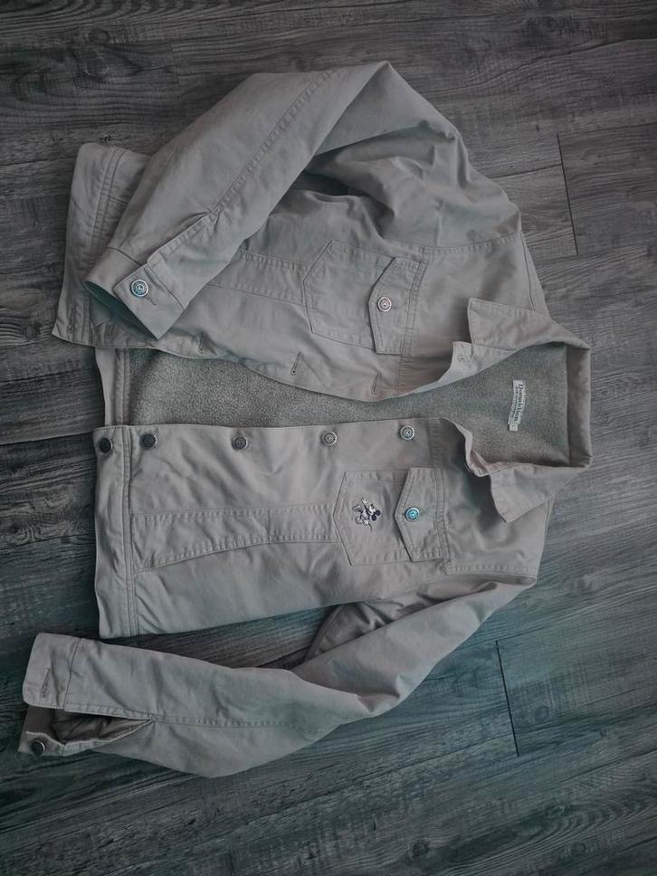 Donaldson Mickey Mouse Jas - Maat L, Kleding | Dames, Jassen | Zomer, Zo goed als nieuw, Maat 42/44 (L), Beige, Ophalen of Verzenden