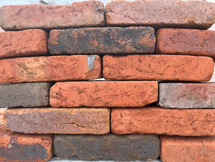 Partij Metselstenen OUDE LOOK getrommeld, Doe-het-zelf en Verbouw, Metselstenen, Nieuw, Bakstenen, Ophalen of Verzenden