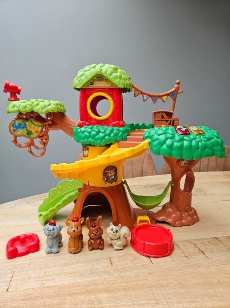 VTech Zoef Zoef Dieren Boomhuis Speelset met Dieren, Ophalen of Verzenden, Zo goed als nieuw, 6 maanden tot 2 jaar