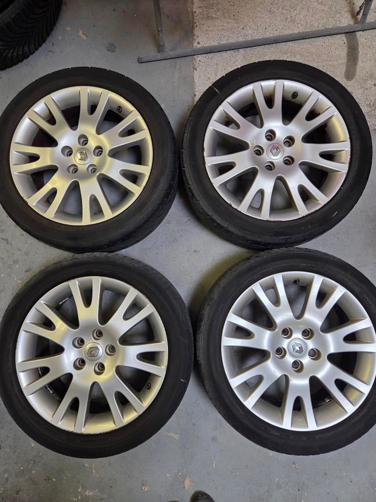 Renault velgen, Ophalen, Gebruikt, Banden en Velgen, 17 inch