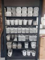 Decoratieve lantaarns en windlichten voor sfeer, Overige materialen, Gebruikt, Ophalen of Verzenden, Grijs