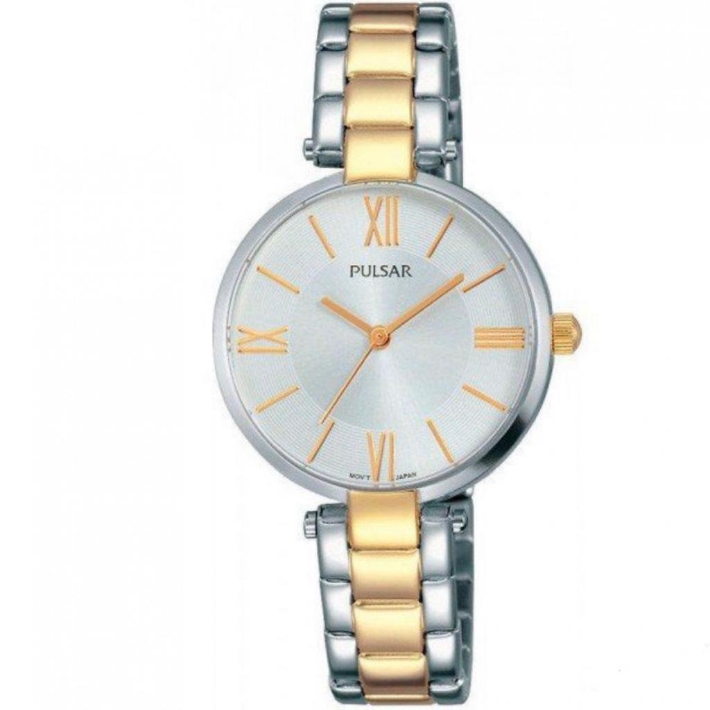 PULSAR DAMESHORLOGE BICOLOR, Info@juwelier-van-soest.nl, Nieuw, Ophalen of Verzenden, Juwelier van Soest