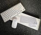 Draadloos Toetsenbord en Muis Set - Wit, Computers en Software, Toetsenbord en muis-set, Onbekend, Nieuw, Ophalen of Verzenden