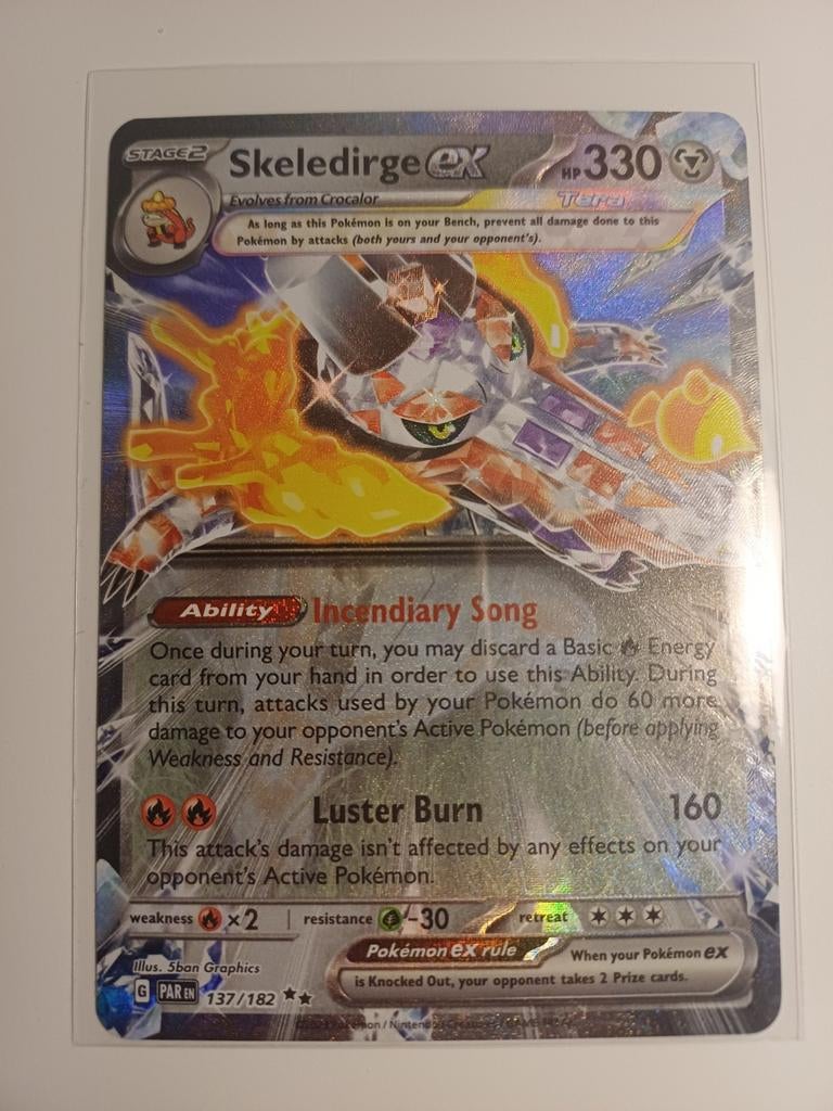 Skeledirge ex, Ophalen of Verzenden, Zo goed als nieuw, Losse kaart, Foil