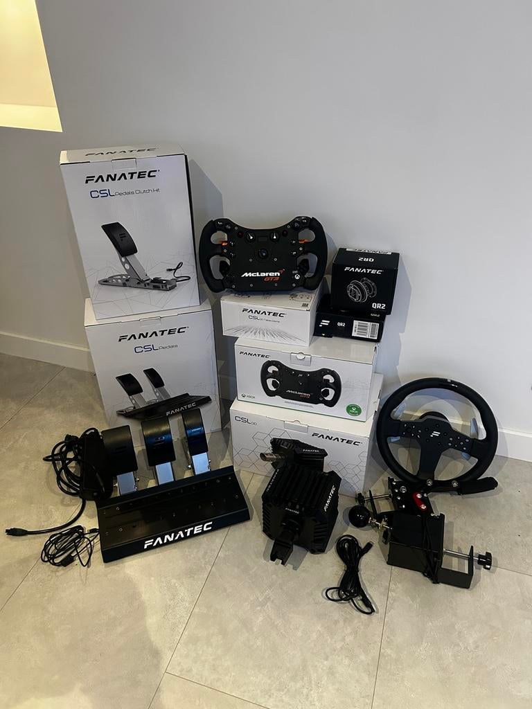 Complete Fanatec Sim Racing Set: Rally, GT3, F1 (8Nm DD, LC), Ophalen, Gebruikt