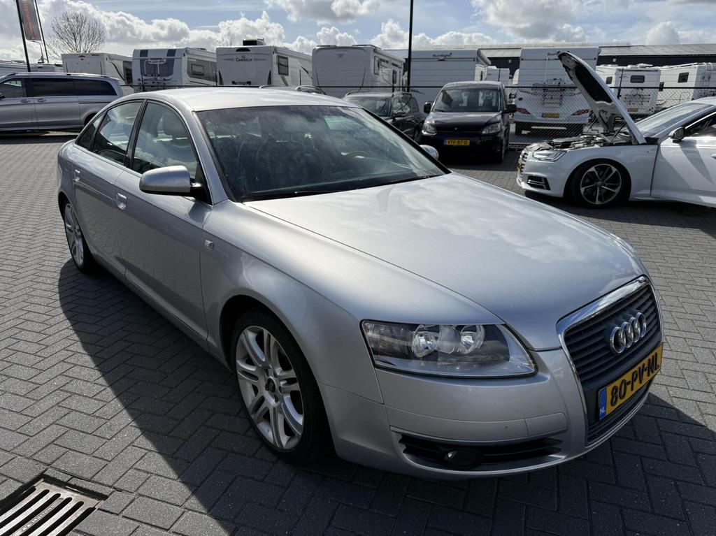 Audi A6 2.4 Pro Line Business LEER Nette auto Youngtimer, Auto's, Oldtimers, Zwart, Bedrijf, Audi, Navigatiesysteem