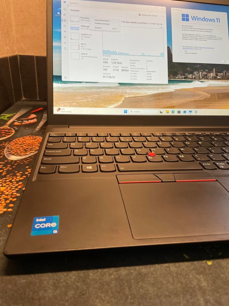 Lenovo ThinkPad E15 Gen 2 - i5 11th Gen, 8GB RAM, 240GB SSD, Computers en Software, Windows Laptops, 2 tot 3 Ghz, 8 GB, Ophalen of Verzenden