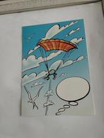 PARACHUTESPRINGER MET ORANJE PARACHUTE, Ophalen of Verzenden