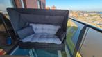 3-zits tuinbank met inklapbaar dak, Ophalen, Gebruikt, Kunststof