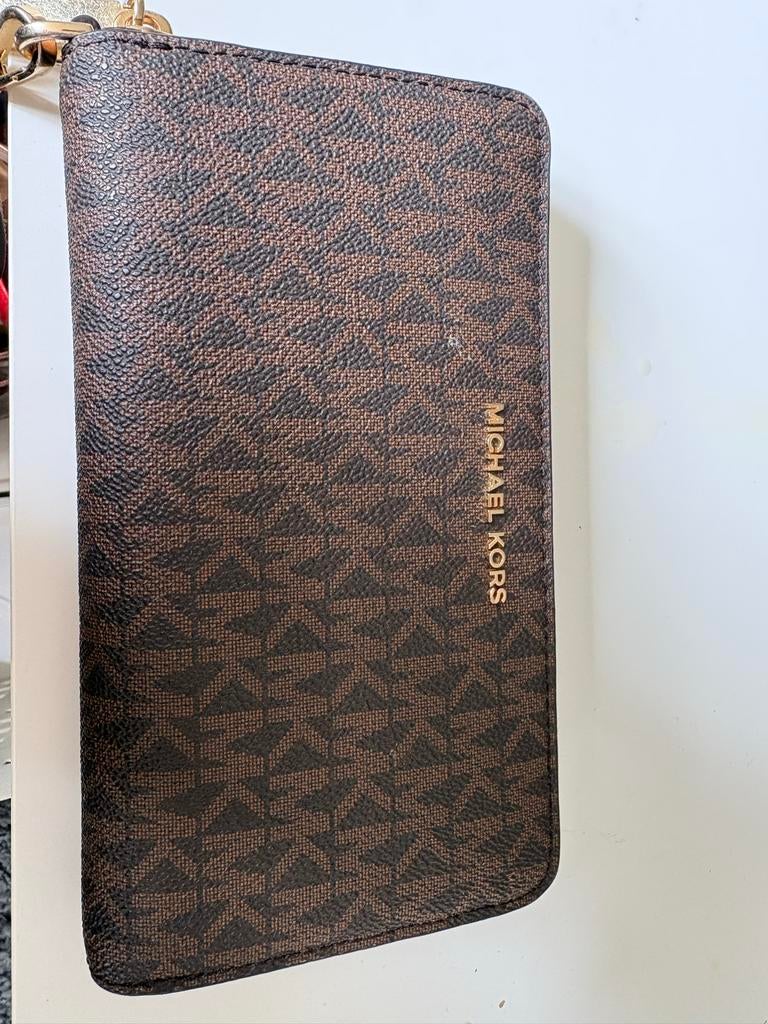 Michael Kors portemonnee, Sieraden, Tassen en Uiterlijk, Portemonnees, Ophalen, Nieuw, Bruin, Overige merken