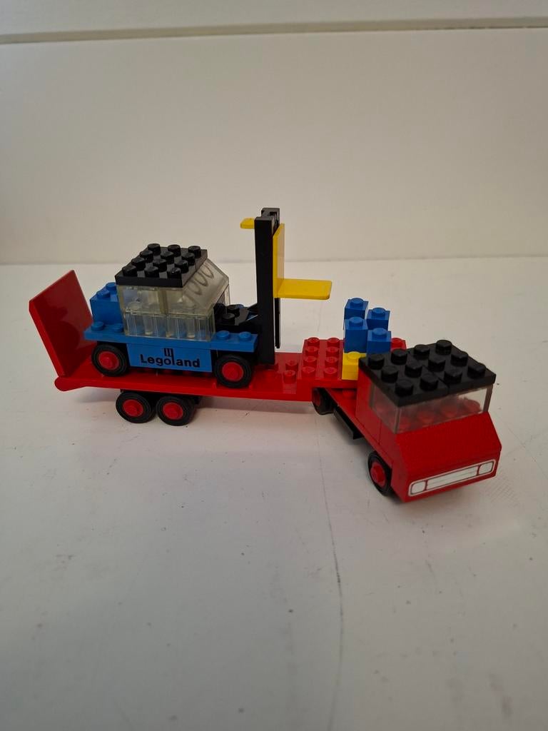 Lego set 684 Low rider met heftruck uit 1972, Lego, Gebruikt, Lego, Ophalen of Verzenden