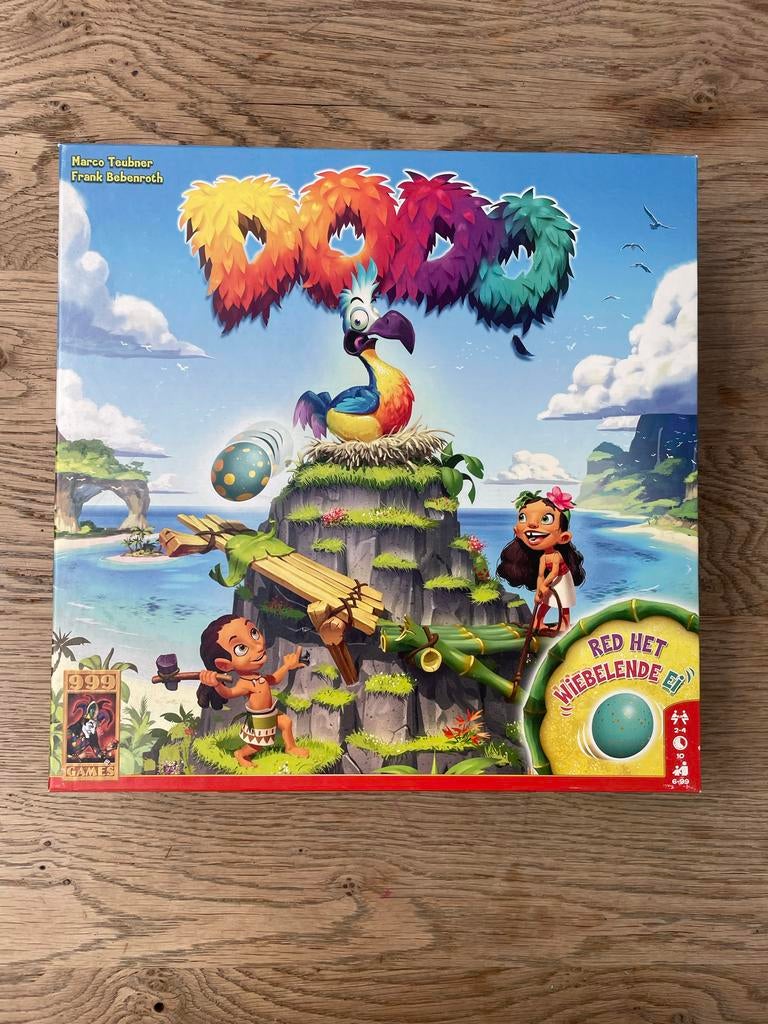 Dodo gezelschapsspel: Red het wiebelende ei!, Drie of vier spelers, Ophalen of Verzenden, Zo goed als nieuw