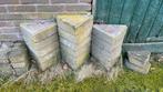 20 driehoekige molgoten/gootklinkers 10x20 cm, Ophalen, Gebruikt, Klinkers, Minder dan 5 m²