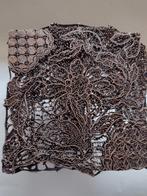 oude metalen batikstempel =  textielstempel 19 x 18 cm, Ophalen