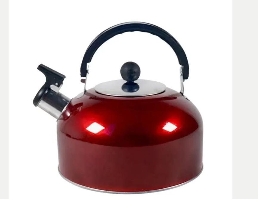 RVS Camping Waterkoker / Fluitketel (3 Liter), 1 tot 2 liter, Ophalen of Verzenden, Nieuw, Rvs