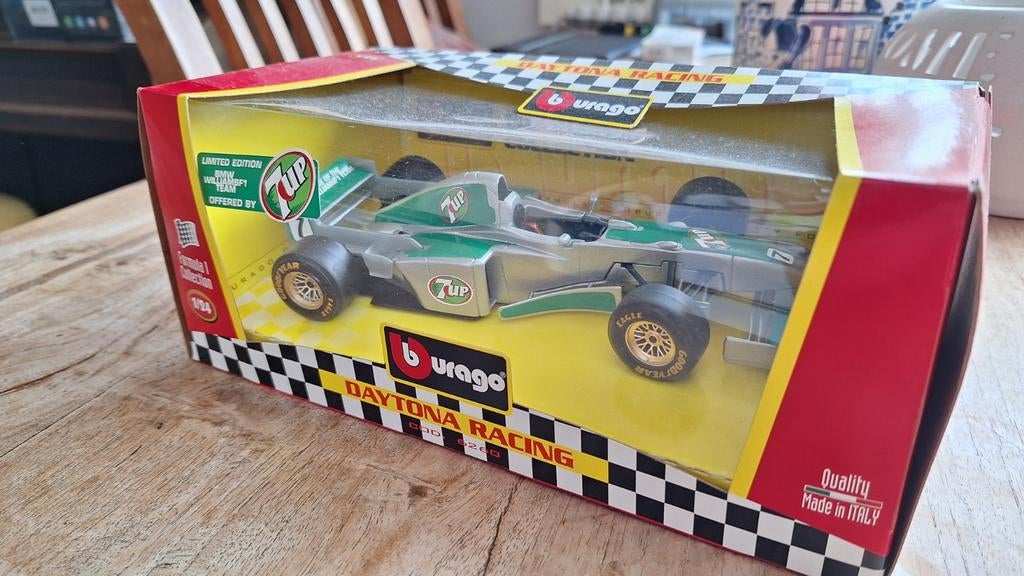 Bburago Daytona F1 7up Formule 1 modelauto 1:24, Ophalen of Verzenden, Nieuw, Auto, Bburago