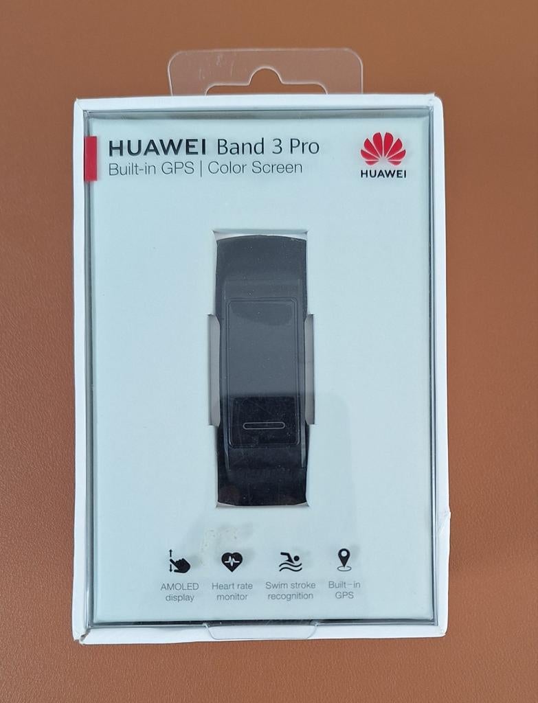 Huawei Band 3 Pro | Fitbit Zwart, Zwart, Ophalen of Verzenden, Zo goed als nieuw, Waterdicht