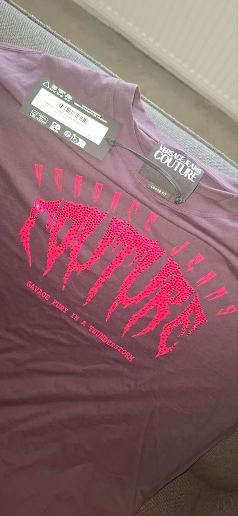Nieuw Versace Jeans Couture T-shirt XL Loose Fit, Kleding | Heren, T-shirts, Paars, Ophalen of Verzenden, Versace Jeans Couture
