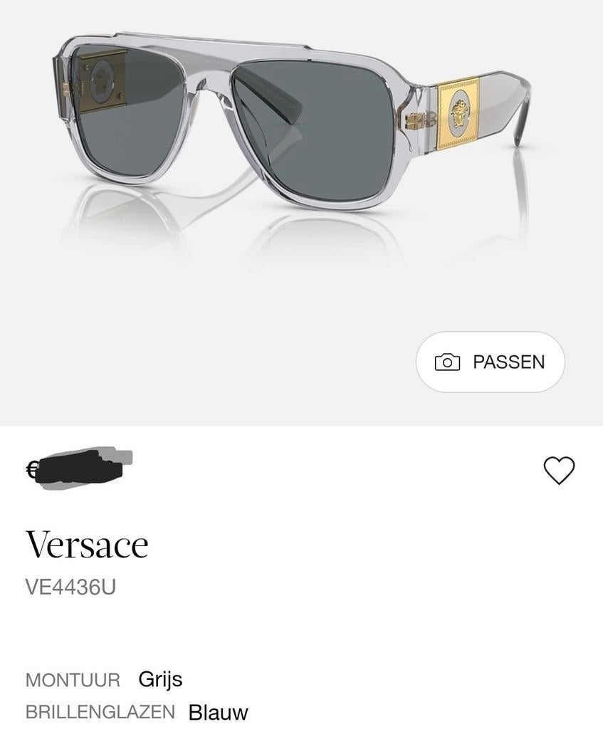 Versace Zonnebril OVE4436U, Sieraden, Tassen en Uiterlijk, Zonnebrillen en Brillen | Dames, Zonnebril, Gianni Versace, Ophalen of Verzenden