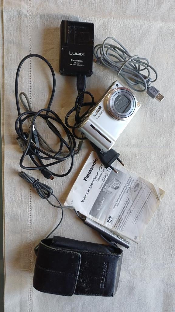 Panasonic Lumix DMC-TZ8 Compactcamera met accessoires, Gebruikt, Compact, Ophalen of Verzenden, Overige Merken
