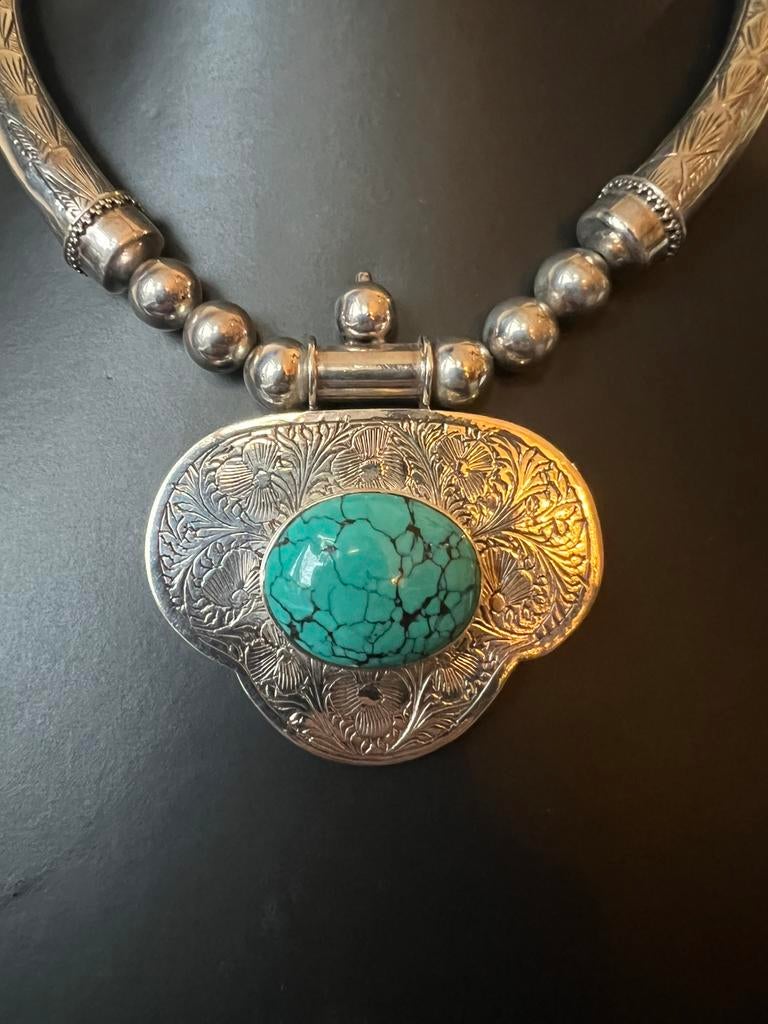 Turkoois turquoise Navajo Arizona geluk beschermt eyecatcher, Blauw, Nieuw, Ophalen of Verzenden, Met edelsteen