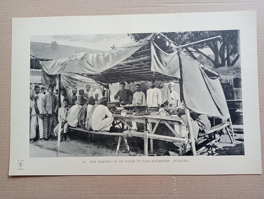 Foto gravure Nederlands Indië Indonesië 1910, Verzamelen, Ophalen of Verzenden, Voor 1940, Zo goed als nieuw, Buitenland