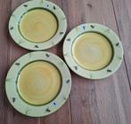 D172 Borden, Zeller keramiek Bijenland, zgan, Gebruikt, Keramiek, Ophalen of Verzenden, Bord(en)