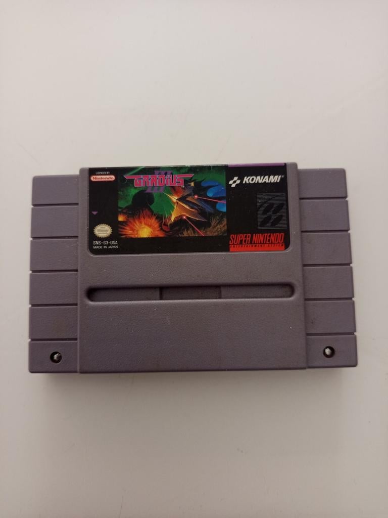Gradius 3 ntsc snes, 1 speler, Verzenden, Gebruikt, Vanaf 3 jaar