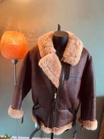 Pilotenjas IRVIN RAF MADE IN ENGLAND lammy piloten jas, Ophalen of Verzenden, Zo goed als nieuw, Overige maten, Bruin