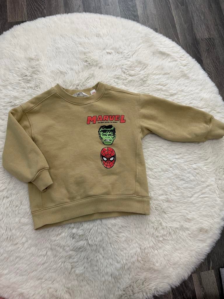 H&M Marvel trui maat 110, Ophalen of Verzenden, Gebruikt, Jongen, Trui of Vest