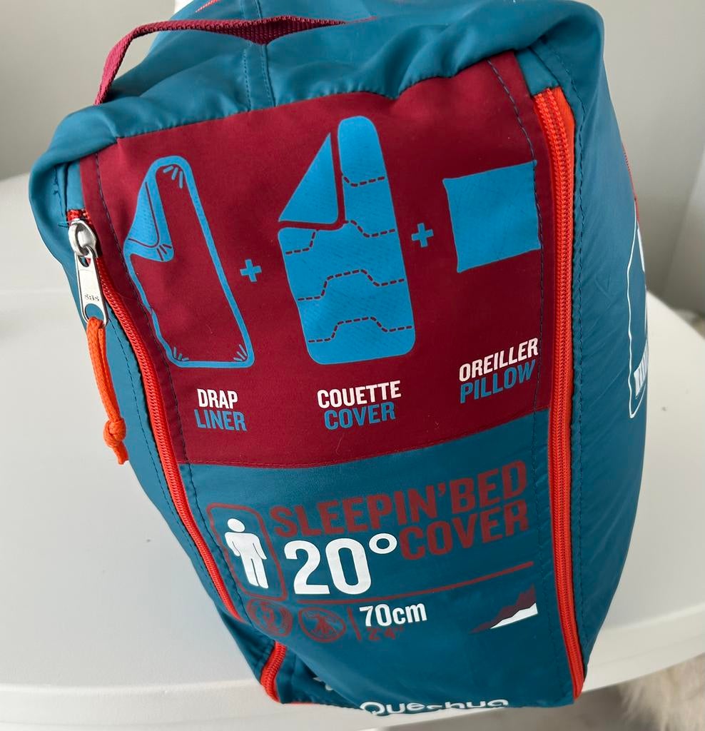 Quechua sleep in bed cover (kamperen), Ophalen, Zo goed als nieuw