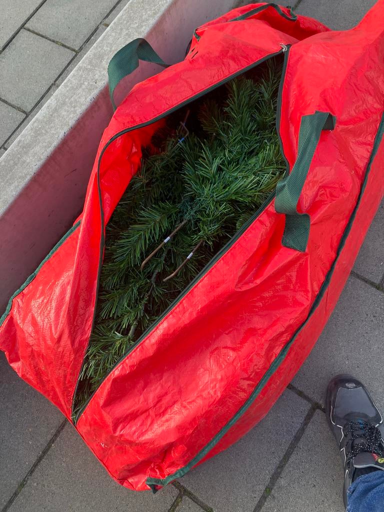 2 kerstbomen, Ophalen, Zo goed als nieuw