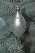 Kerstbal druppelvorm (Vintage), Diversen, Kerst, Ophalen of Verzenden, Nieuw