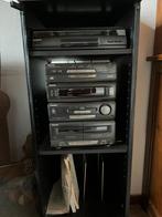 Stereotoren met cd wisselaar en lp speler., Audio, Tv en Foto, Stereo-sets, Ophalen, Gebruikt