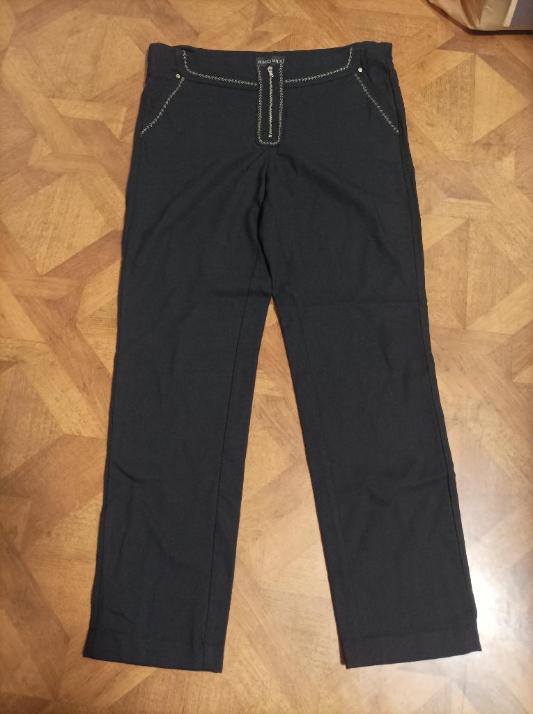 Monica Magni broek maat M/38, Maat 38/40 (M), Zwart, Monica Magni, Ophalen of Verzenden