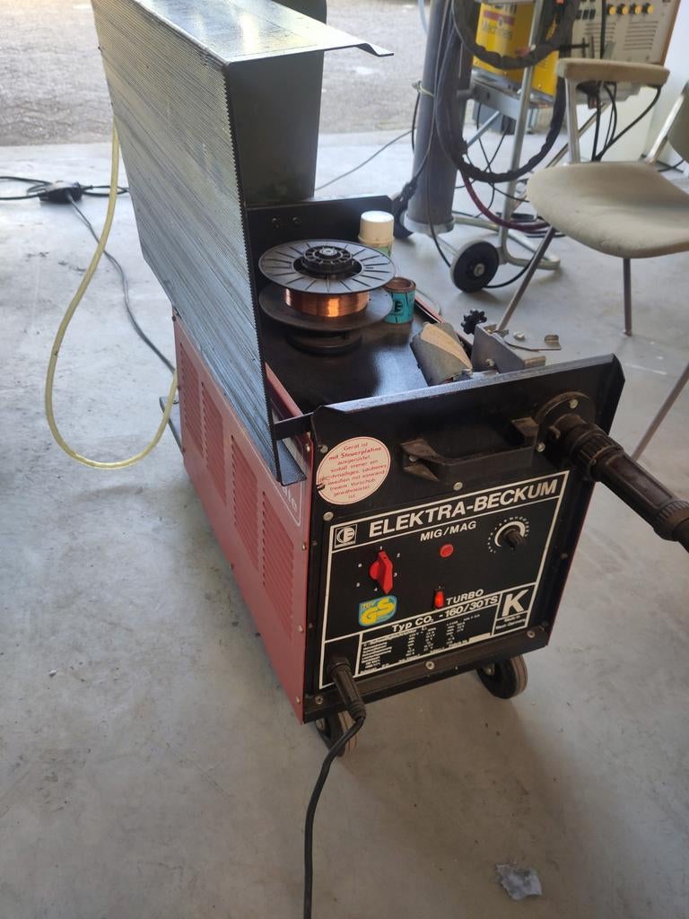 Elektra Beckum mag lasapparaat, Ophalen of Verzenden, Gebruikt, Minder dan 150 ampère, Co2