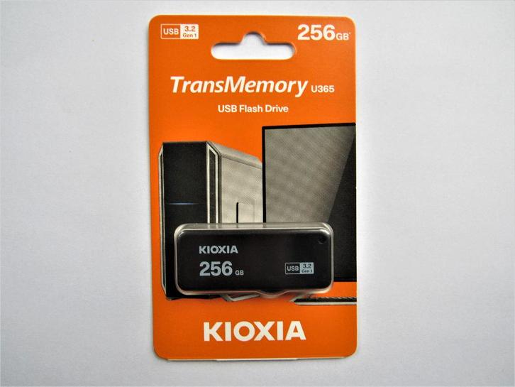 Kioxia (Toshiba) TransMemory USB 3.2 stick 256GB nieuw, Computers en Software, USB Sticks, Nieuw, 256 GB, Ophalen of Verzenden