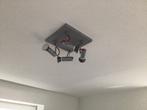 Plafondlamp met spotjes, Ophalen, Zo goed als nieuw, Metaal