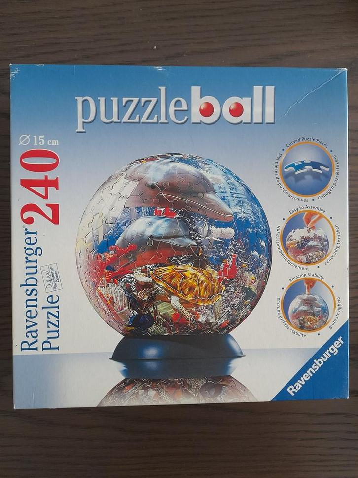 Ravensburger Puzzelbal 240 stukjes, Hobby en Vrije tijd, Denksport en Puzzels, Gebruikt, Rubik's of 3D-puzzel, Minder dan 500 stukjes