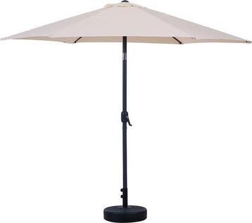 Feel furniture Parasol - Kantelbaar - 3 meter - Crème beschikbaar voor biedingen